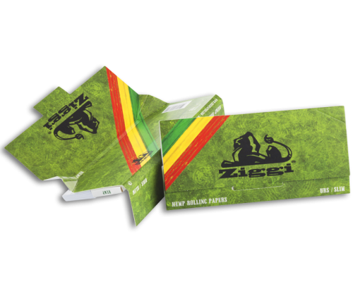 Ziggi URS Rolling Papers - Hemp - King Size Slim With Tips -  Price: 2,25€