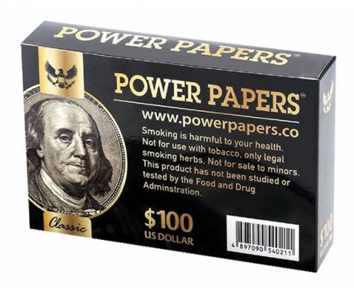 100 Dollars Χαρτάκια Premium - King Size Slim με Τζιβάνα - Τιμή: 2,60€