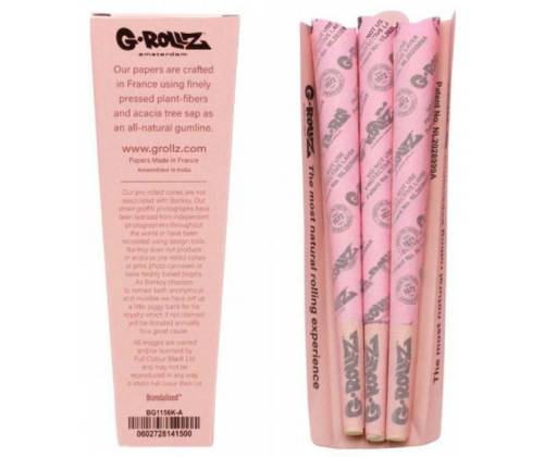 G-Rollz Cone Κώνος Pink - King Size 3τεμ. -  Price: 6,50€