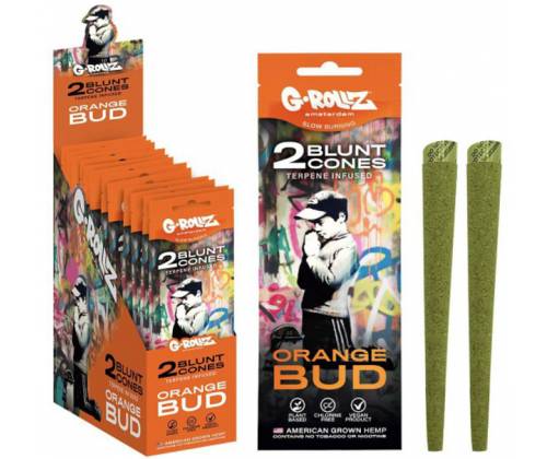 G-Rollz Blunt Wraps Πουρόφυλλα με CBD 42% - Orange Bud 2φ. - Τιμή: 2,40€