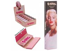 G-Rollz Rolling Papers Pink (Fabulous Face) - King Size Slim 50f. with Tips