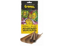 G-Rollz Blunt Hemp Wraps Πουρόφυλλα - Honey Buzz (Μέλι) 4φ