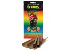 G-Rollz Blunt Hemp Wraps Πουρόφυλλα - Flavor Fiesta Multifruit 4φ