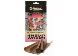 G-Rollz Blunt Hemp Wraps Πουρόφυλλα - Russian Cream 4φ