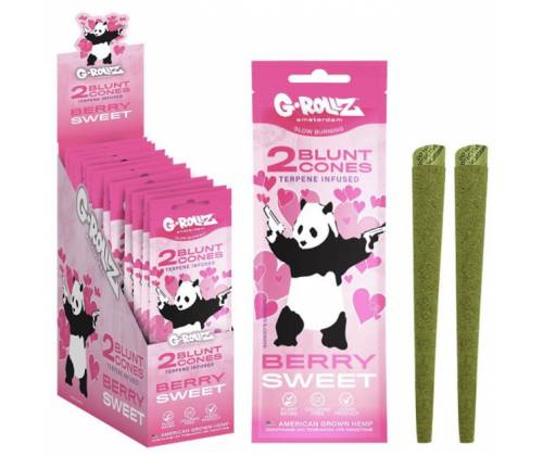 G-Rollz Blunt Wraps Πουρόφυλλα με CBD 42% - Berry Sweet 2φ. - Τιμή: 2,40€