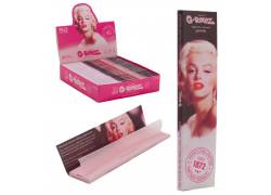 G-Rollz Rolling Papers Pink Fabulous Face - King Size Slim 50f.