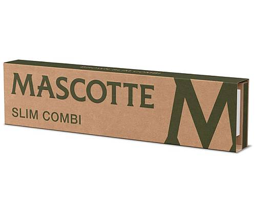 Rolling Papers Mascotte Original Brown Combi King Size Slim with Tips - 34f. -  Price: 2,10€