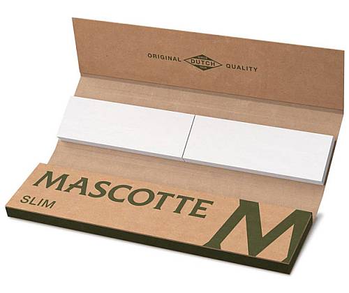 Rolling Papers Mascotte Original Brown Combi King Size Slim with Tips - 34f. -  Price: 2,10€