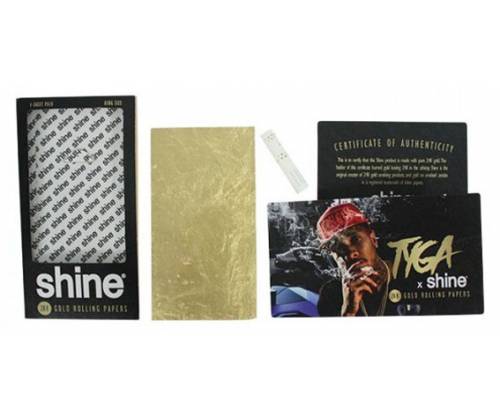 Shine 24K Χαρτάκι Gold - King Size - Τιμή: 14,90€