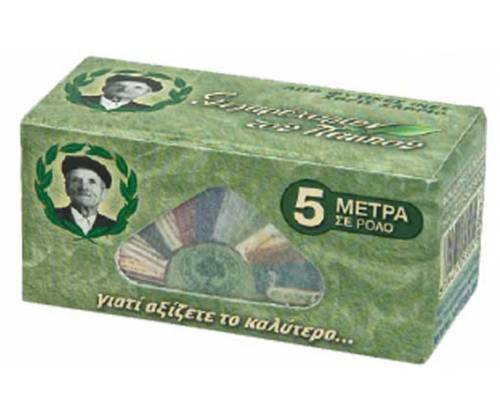 Του Παππού Ρολό Πράσινο - Slim 5 Μέτρα -  Price: 0,49€