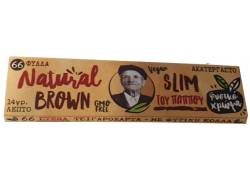 Του Παππού Χαρτάκια - Slim Καφέ Ακατέργαστο 66φ. - 47538