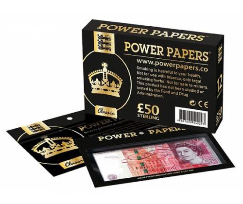 50 Pounds Χαρτάκια Premium - King Size Slim με Τζιβάνα - Τιμή: 2,60€