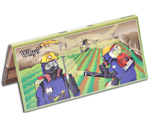 Why? Why Not? Χαρτάκια «Συλλογή Περιβάλλον» - Χημικά Φυτοφάρμακα - King Size Slim με Τζιβάνα - Τιμή: 2,20€