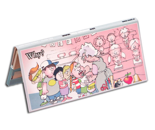 Why? Why Not? Χαρτάκια «Συλλογή Ιατρική» - Εθισμός και Παιδιά - King Size Slim με Τζιβάνα - Τιμή: 2,20€